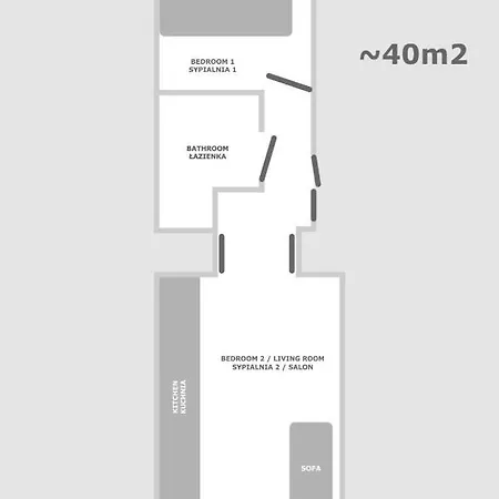 Heart Of Kazimierz 3 Bed, 2 Bath & Balcony *